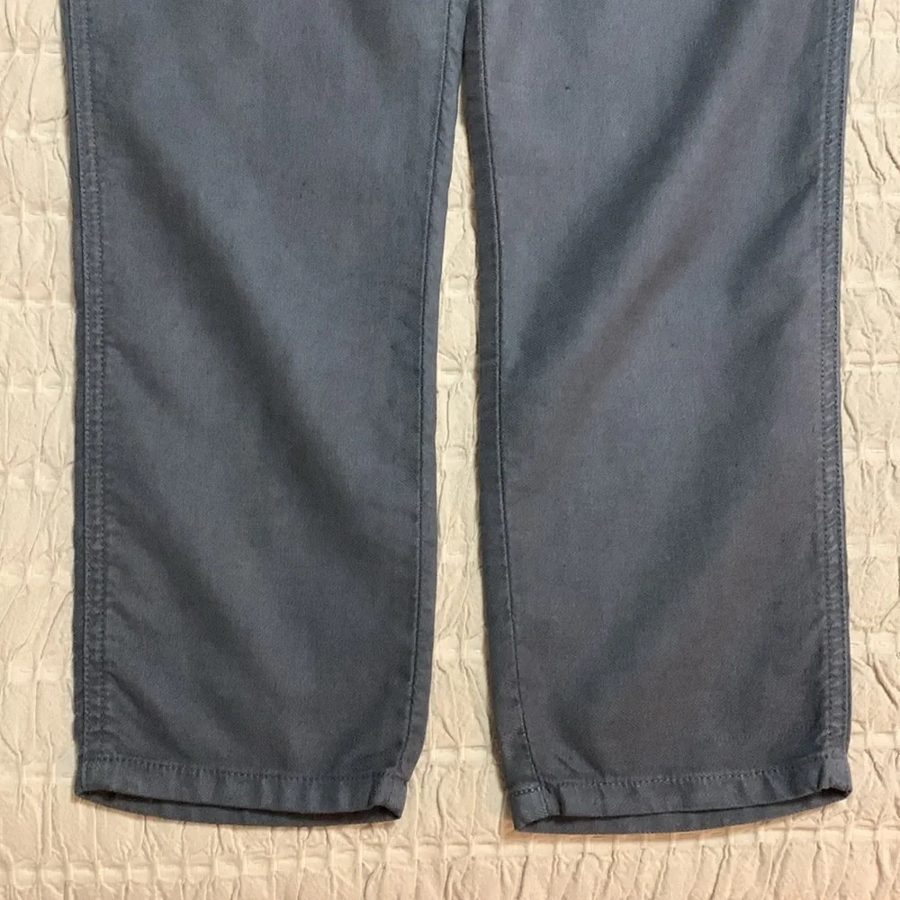 THE GREAT. Women Fly Button Dark Grey Straight Leg Casual Pants SZ26 USA